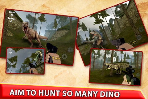 Real Dinosaur Hunter Park 2016 - Jurassic Era Carnivores Hunting season screenshot 4