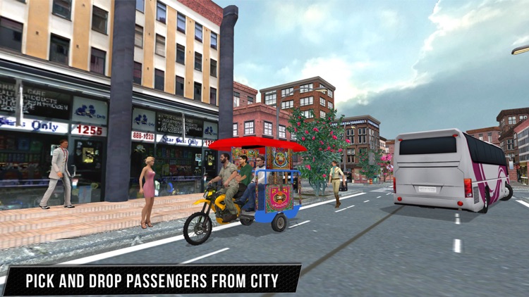 City Tuk Tuk Chingchi Drive 3D