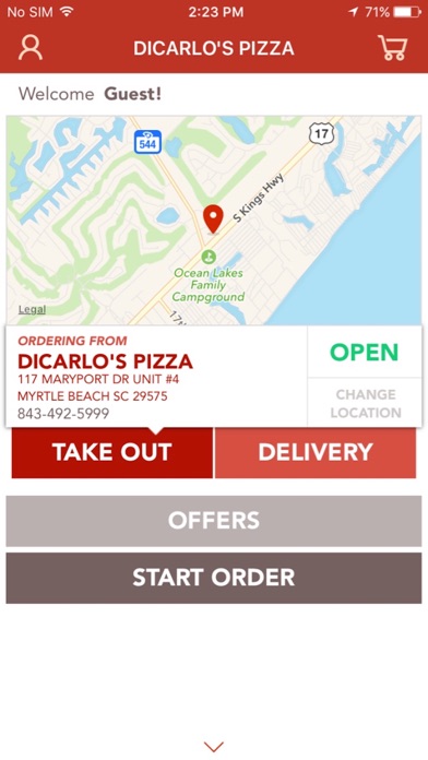 How to cancel & delete DiCarlo's Pizza Myrtle Beach from iphone & ipad 2