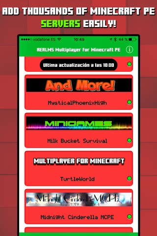 Multiplayer for Minecraft PE Server Pocket Editionのおすすめ画像1