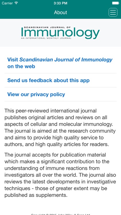 Scandinavian Journal of Immunology