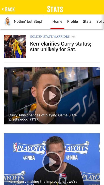 App for Stephen Curry