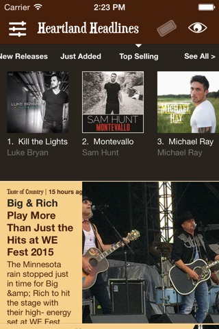 Heartland Headlines - Country Music News, New Music Releases, and Concert Tickets screenshot 2