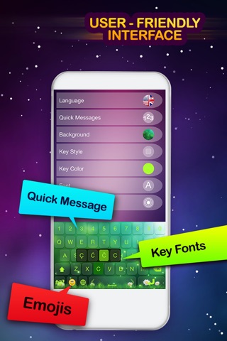 Qwerty Keyboard.ing & Fancy Fonts – New Emoji.s Keyboard for iPhone with Custom Skins screenshot 3