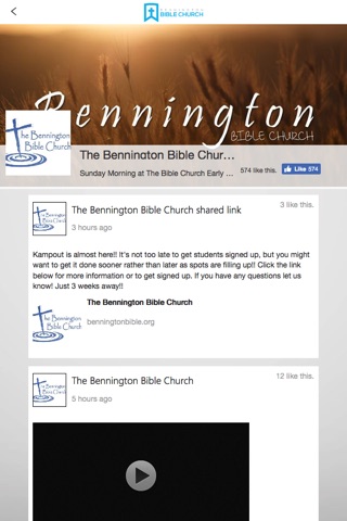 Bennington Bible Church screenshot 2