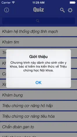 Game screenshot Trắc Nghiệm Triệu Chứng Học mod apk