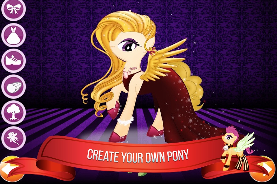 Little Princess Pony Dress Up screenshot 4