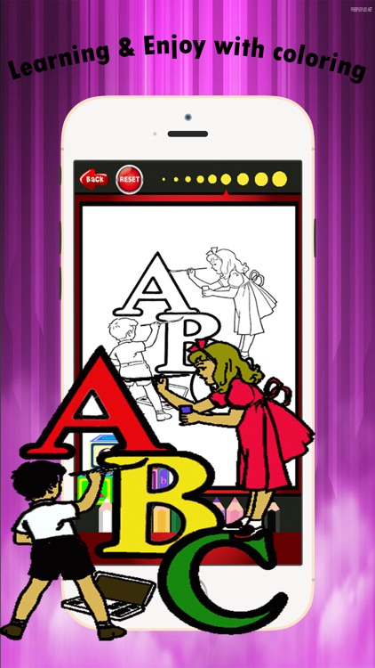 Alphabet A to Z Coloring Book for children age 1-6 screenshot-3