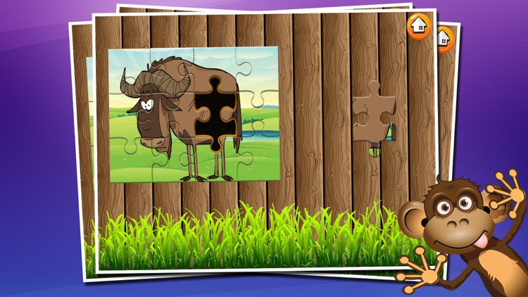 Animals Jigsaw Puzzle - Learning aanimals puzzle for preschool kids boys and girls best brain fun games