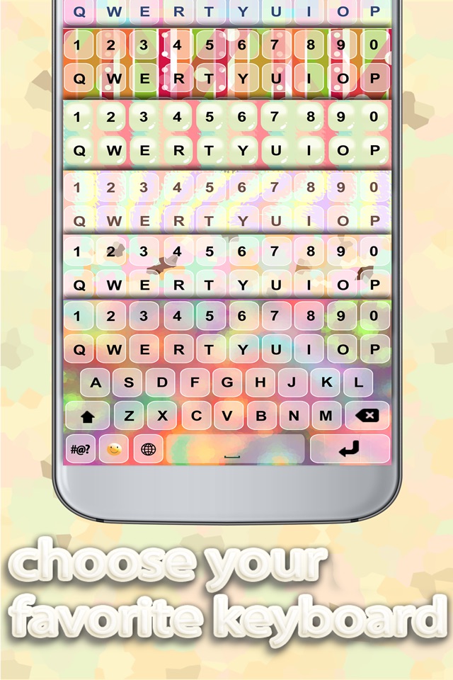 Best Free Pastel Color Keyboard – Design and Custom.ize Brand New Fashionable iPhone Look screenshot 3