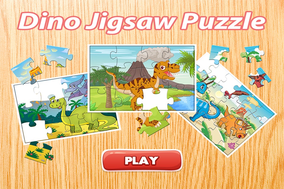 Dinosaur Puzzle for Kids - Dino Jigsaw Puzzles Games Free for Toddler and Preschool Learning Games screenshot 2