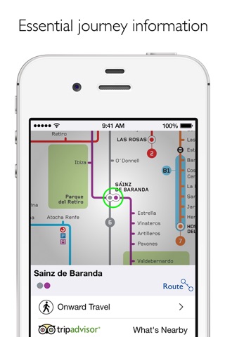 Madrid Metro - Map and Routes screenshot 2