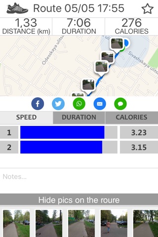 OnTrack - Calorie Counter & GPS Sports tracker screenshot 2