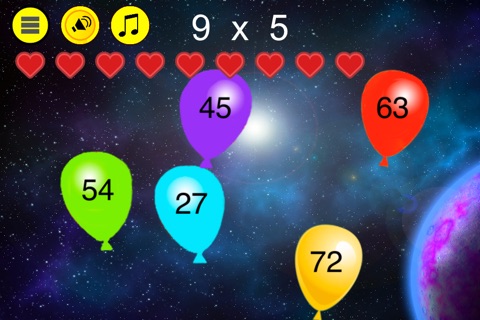 Times Tables Balloon Pop screenshot 4