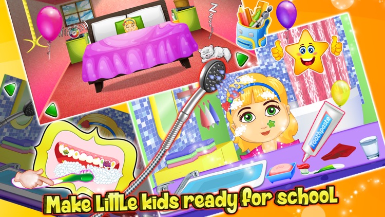 Baby First Day At School – kids learning & education game