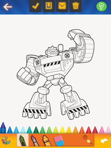 Painting Lulu Transformers Rescue Bots Coloring Appのおすすめ画像3