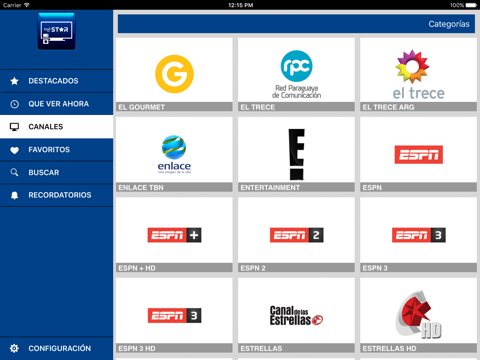 Guía TV Tigo Star for iPad screenshot 4