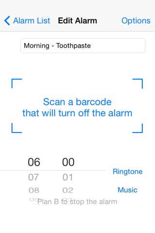 Barcode Alarm Clock screenshot 4