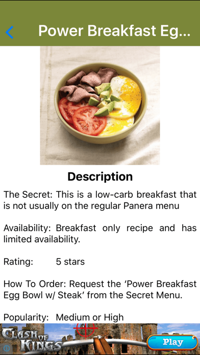 Secret Menu For Panera Bread Appのおすすめ画像3