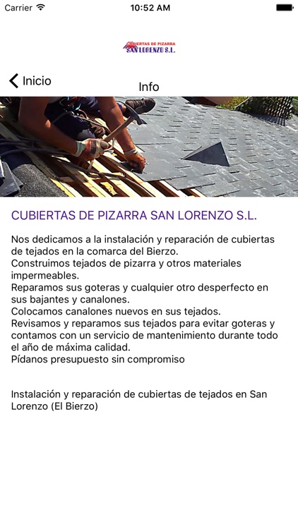 CUBIERTAS DE PIZARRA SAN LORENZO