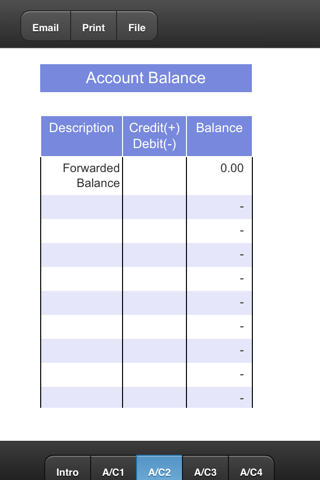 Account Balance screenshot 2