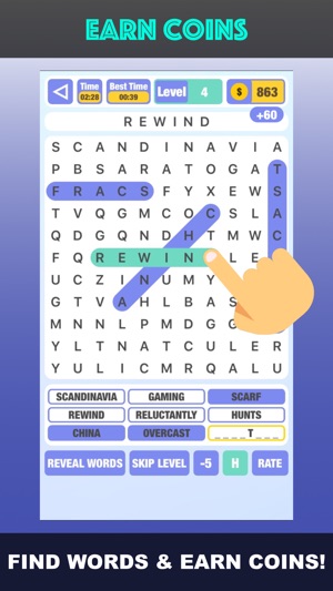 Word Search Challenge - Word Searches For Everyone(圖3)-速報App