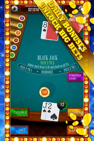 Snowy Polar Blackjack: Fun ways to win at the famous 21 in a spectacular arctic Paradise screenshot 3