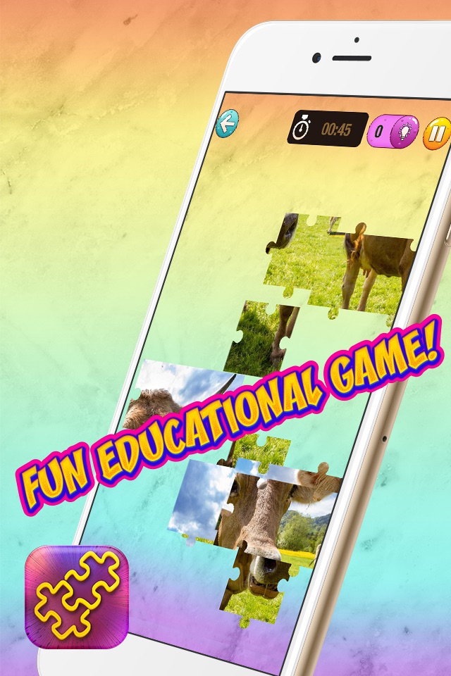 Fun Jigsaw Puzzle Free – Best Educational Match.ing Game for Kid's Brain Train screenshot 3