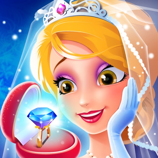 Magic Ice Princess Wedding – fantasy frozen bride beauty salon icon