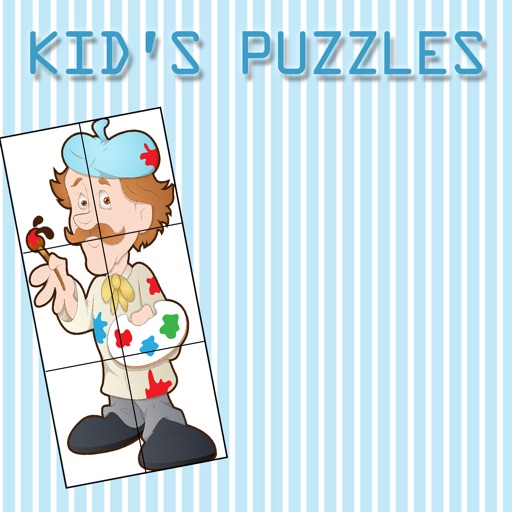 Kids Puzzle Fun Game: Kids Learning Image Puzzle Tricky Game Icon