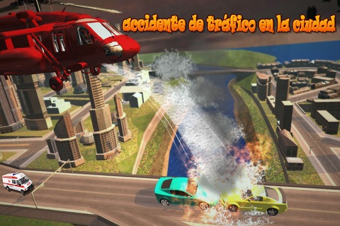 City Helicopter Rescue Flight Simulator 3D screenshot 4