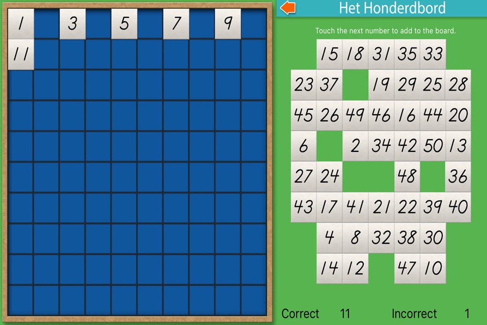 Montessori rekenmaterialen – Het honderdbord Lite screenshot 4