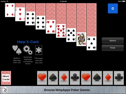 Harp Solitaire screenshot 2