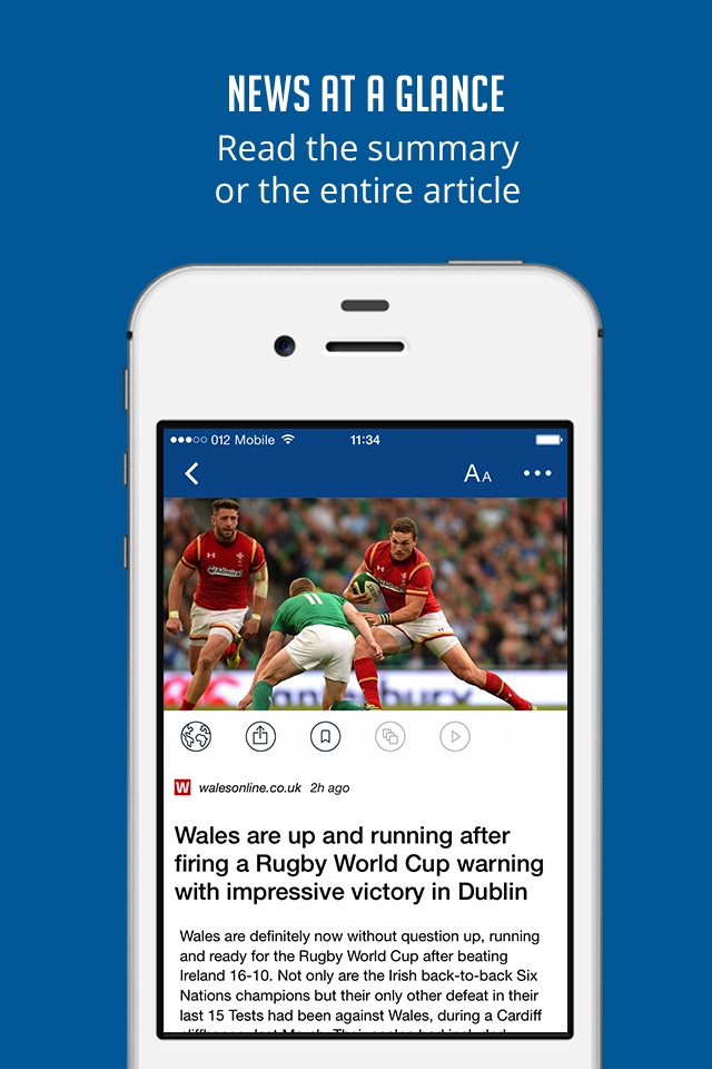 Sportfusion - Rugby World Cup 2015 Unofficial News & Live Scores screenshot 3