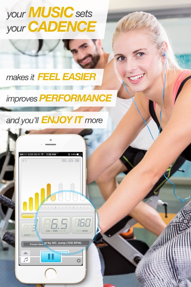 BeatBurn Indoor Cycling Trainer - Low Impact Cross Training for Runners and Weight Loss screenshot 4