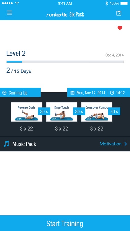 Runtastic Six Pack Abs Workout screenshot-0