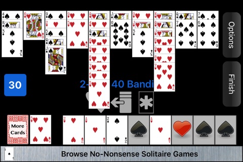 2-Suit 40 Thieves Solitaire screenshot 3