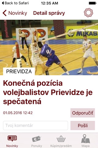 Naša Prievidza screenshot 3