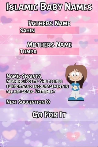 Perfect Meaning Islamic Muslim Baby Name Generator screenshot 4