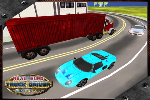 Real Euro Truck Driver Simulator 3D - Drive Heavy Duty Real Trucks in Urban City and be the Best Truck Driver screenshot 4