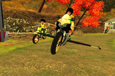 3D Flying Motorcycle Racing - Super Jet Bike Speed Simulator Game PRO screenshot 2