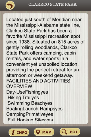 Mississippi State Parks & National Park Guide screenshot 4