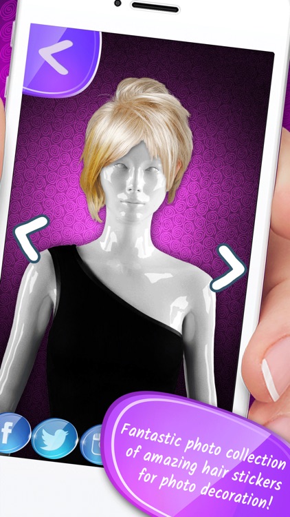 Hair Salon Photo Booth : Try On New Hairstyles With Look Makeover Montage Editor