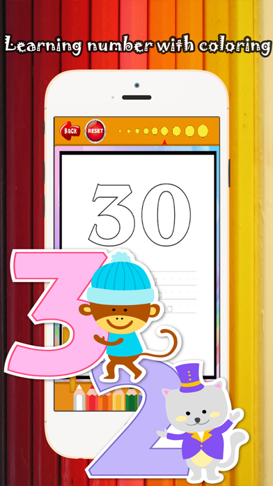 How to cancel & delete 123 Coloring Book for children age 1-10: Games free for Learn to write the Spanish numbers and words while coloring with each coloring pages from iphone & ipad 4