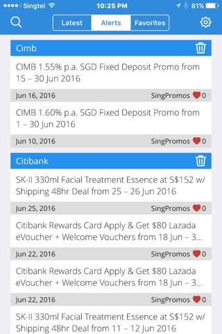 DEALert  - Singapore Discount, Promo, and Deals’ Alert screenshot 2