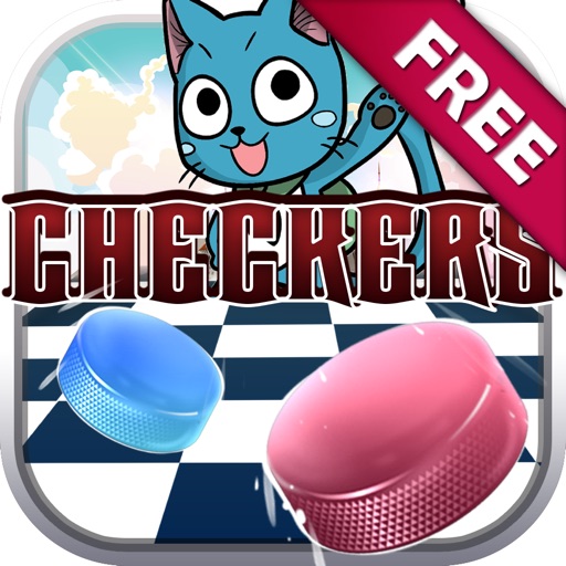 Checkers Boards Puzzle Manga and Anime Free - “ Fairy Tail Game with Friends Edition ” iOS App