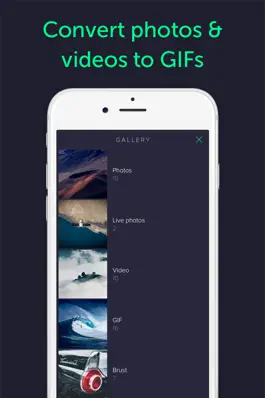 Game screenshot Gifstory - GIF Camera, Editor and Converter of Photo, Live Photo, and Video to GIF apk