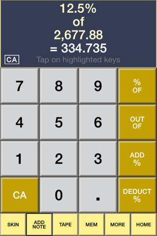 Percentage Calculator 365 screenshot 2