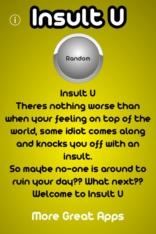 Insult U - LITE Version screenshot 2