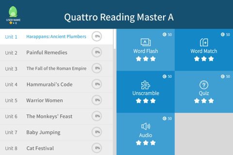 Quattro Reading Master A screenshot 3